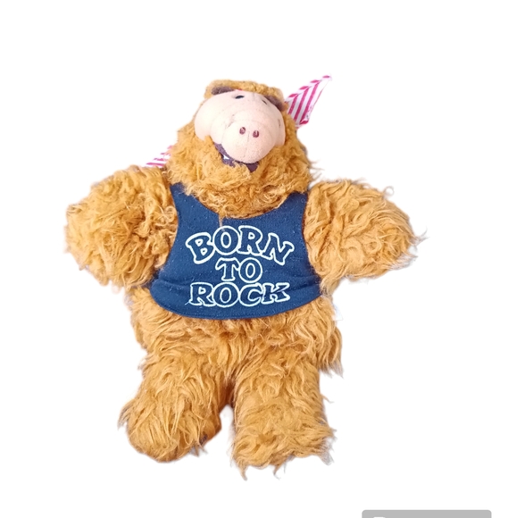 Vintage 1988 Alf "Born to Rock" Hand Puppet Plush - Picture 3 of 8